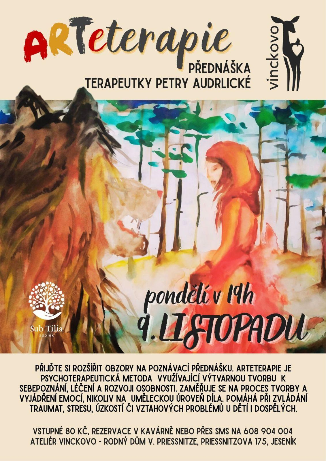 ARTETERAPIE - přednáška Mgr. Petry Audrlické