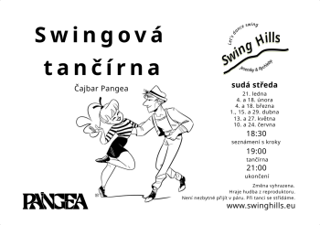 Swingová tančírna v Čajbaru PANGEA