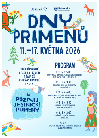 PRIESSNITZOVY PRAMENY - DEN PRAMENŮ