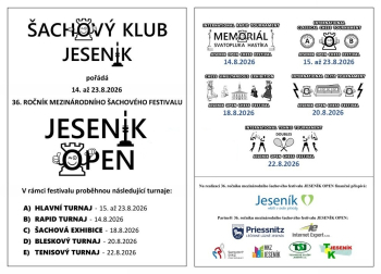 Mezinárodní šachový festival JESENÍK OPEN 2026