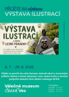 Výstava ilustrací z knihy Lesní pohádky