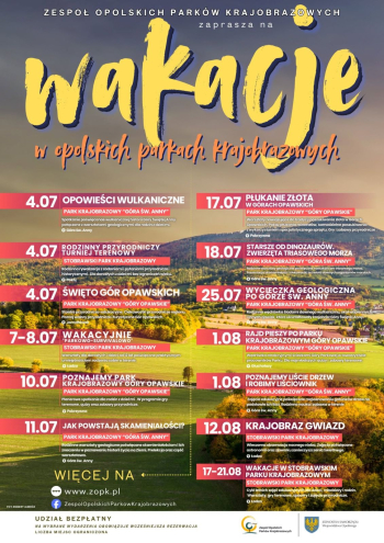 Wakacje w opolskich parkach krajobrazowych